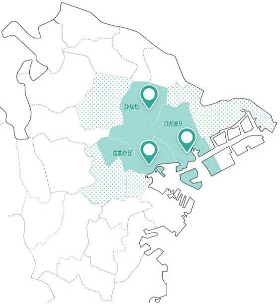 はまかぜ診療所・ひなた在宅クリニック・ひだまり在宅クリニック